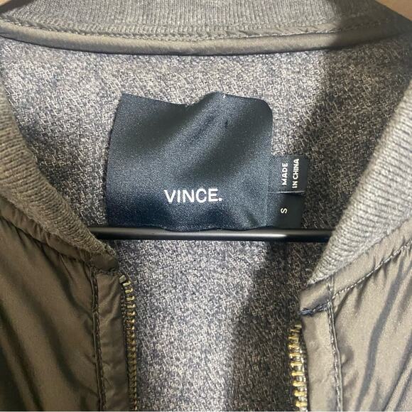 Vince Bomber Jacket Men's Small Gray - Picture 3 of 3